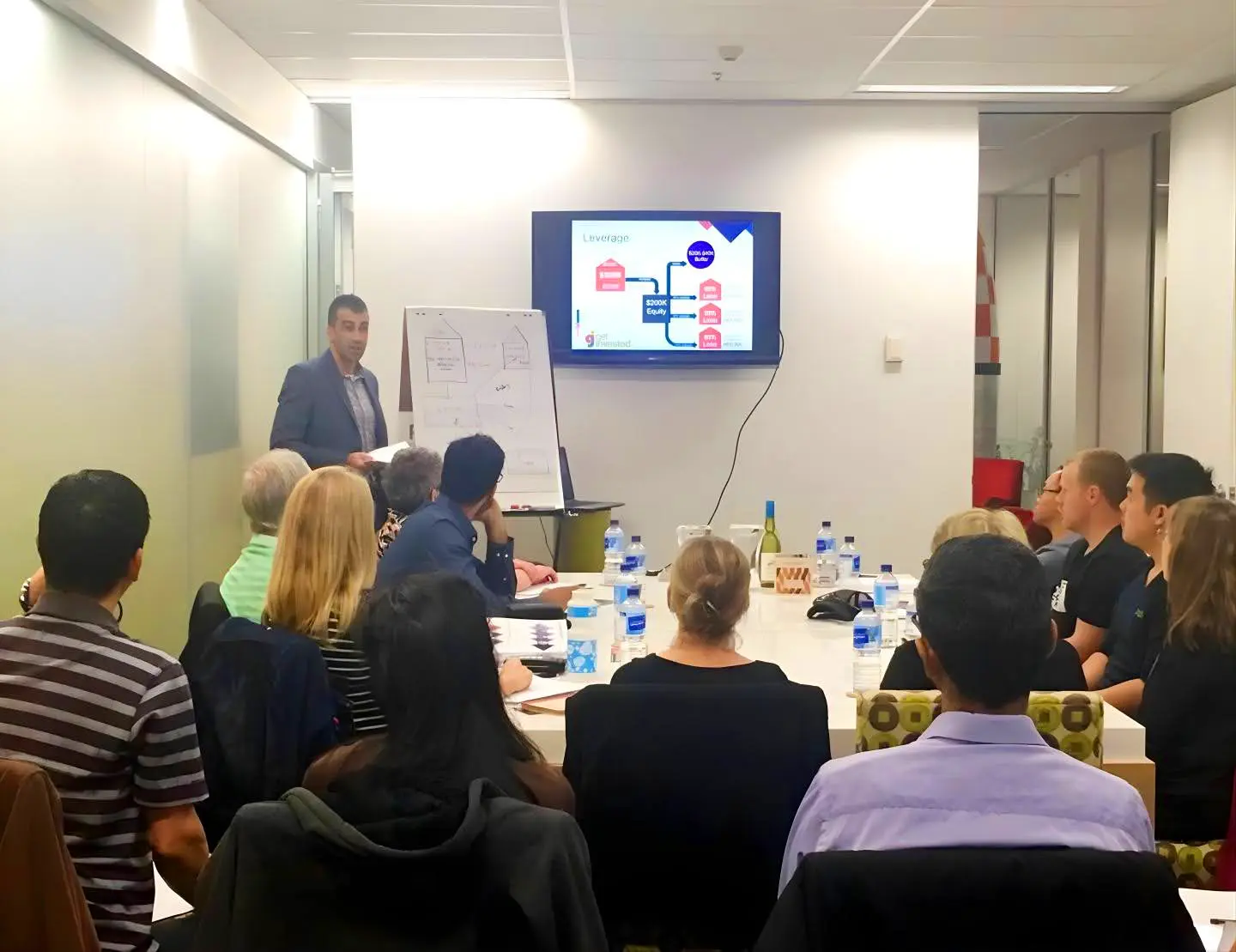 Alan presenting at a Sydney property and finance workshop in 2014
